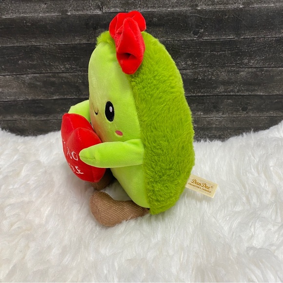 ❌SOLD❌DAN DEE LET'S AVO CUDDLE VALENTINE'S DAY STUFFED PLUSH AVOCADO HEART - Picture 3 of 7